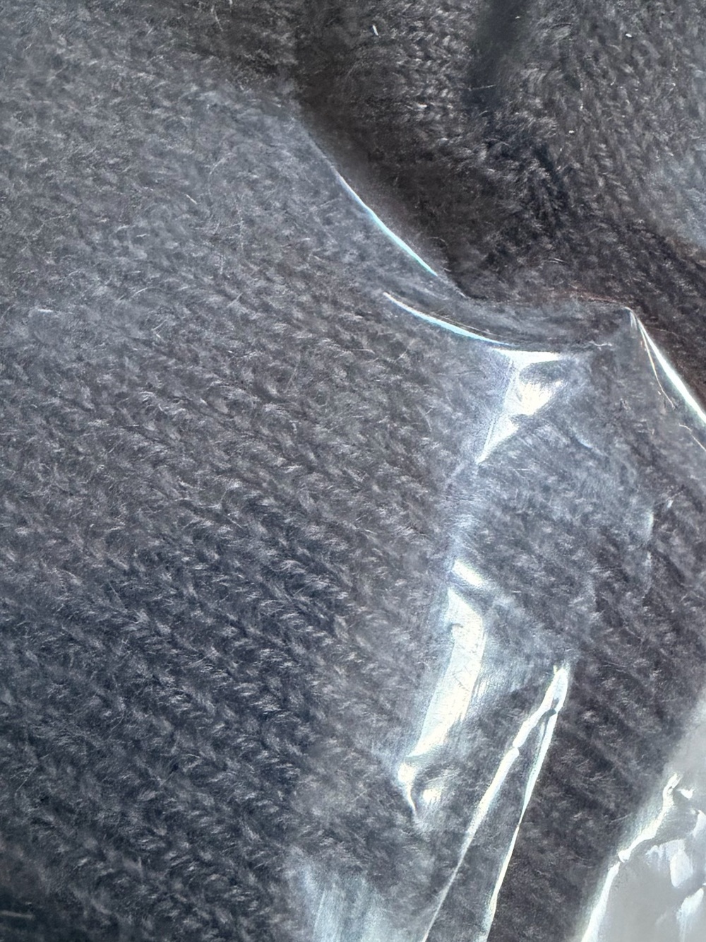 NWT 4 Johnstons of Elgin Ribbed Cashmere-Blend Socks in Charcoal Gray - Picture 7 of 7